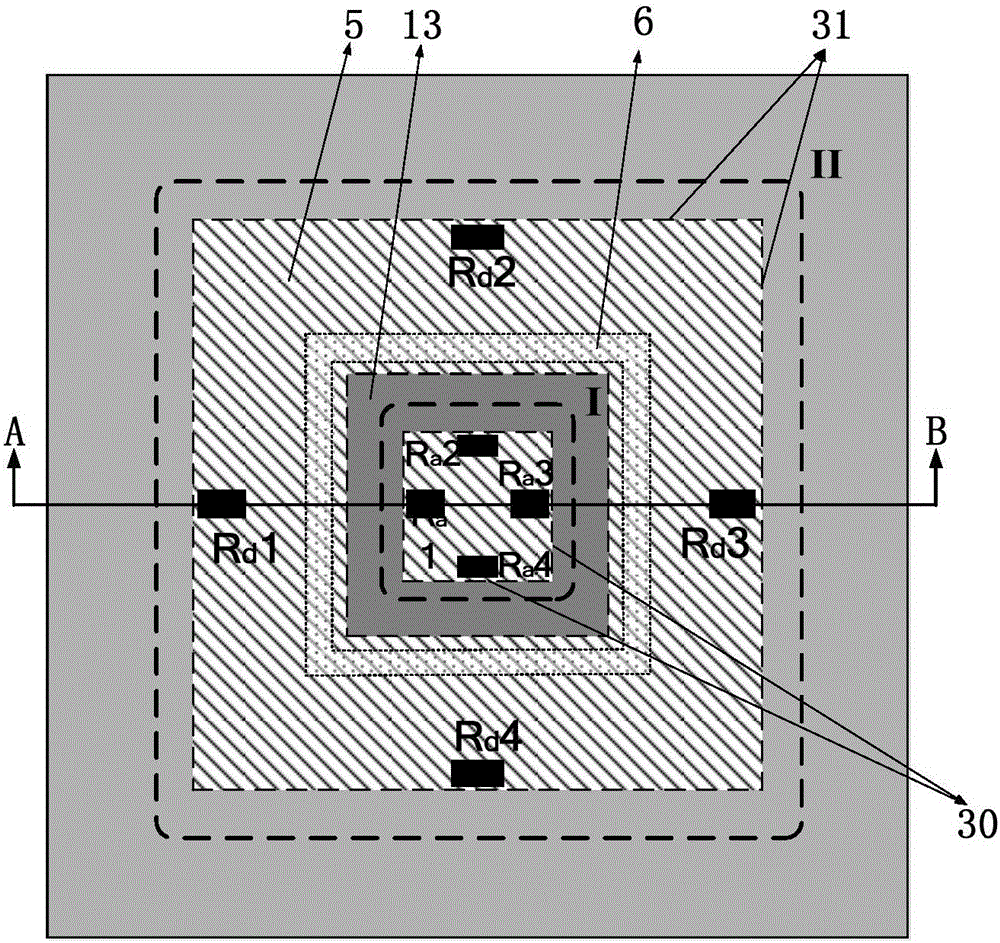 Pressure sensor chip and preparation method, and absolute pressure sensor chip