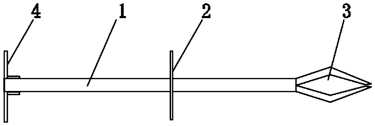 Clamping nail of heat preservation board