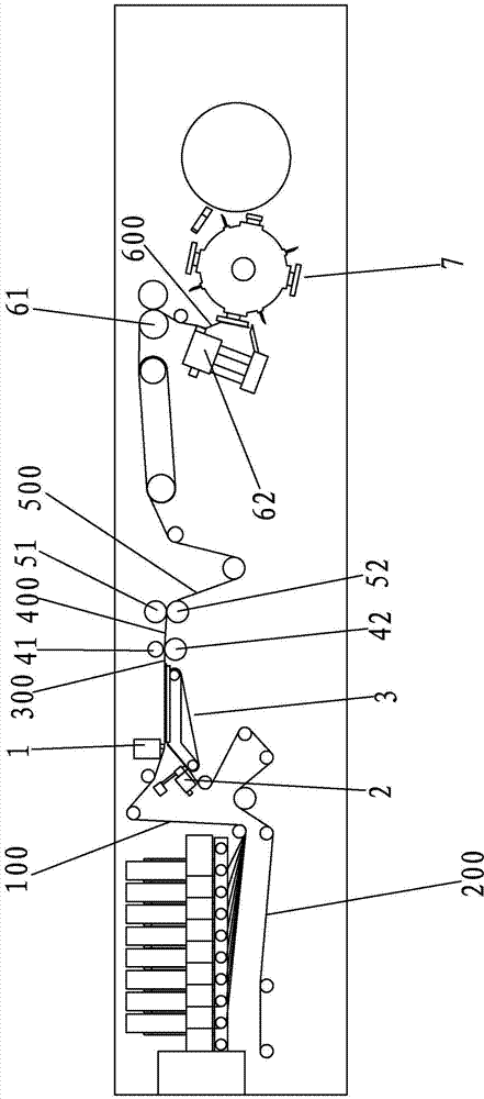 Shaping technology of elastic waistline of waist-surrounding paper diaper