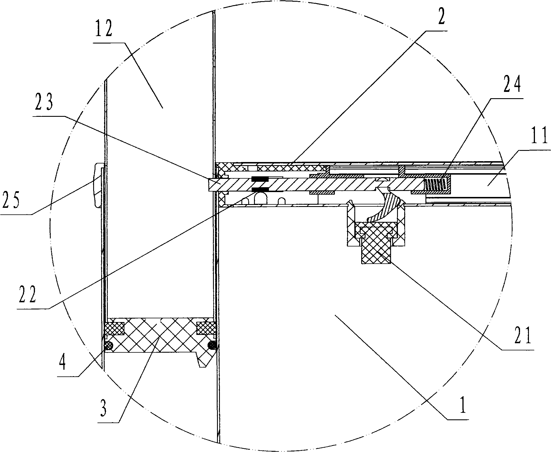 Safety telescopic ladder capable of being automatically gathered in slow descending mode under action of air resistance