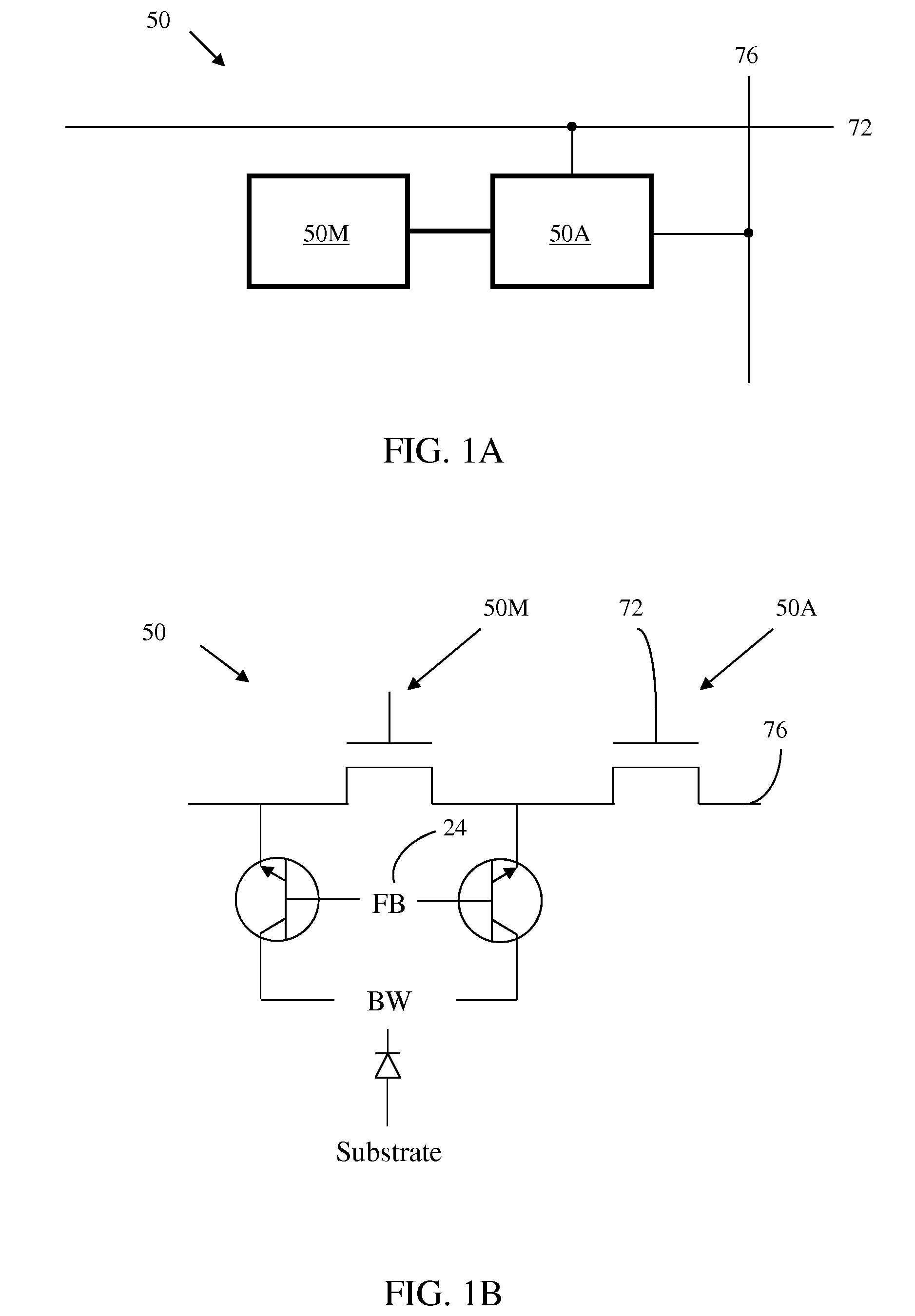 Memory Cell Comprising First and Second Transistors and Methods of Operating