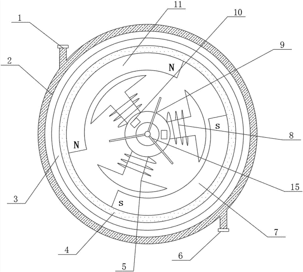 A novel heat radiation permanent magnet motor