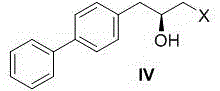 Preparation method of LCZ696 key intermediate