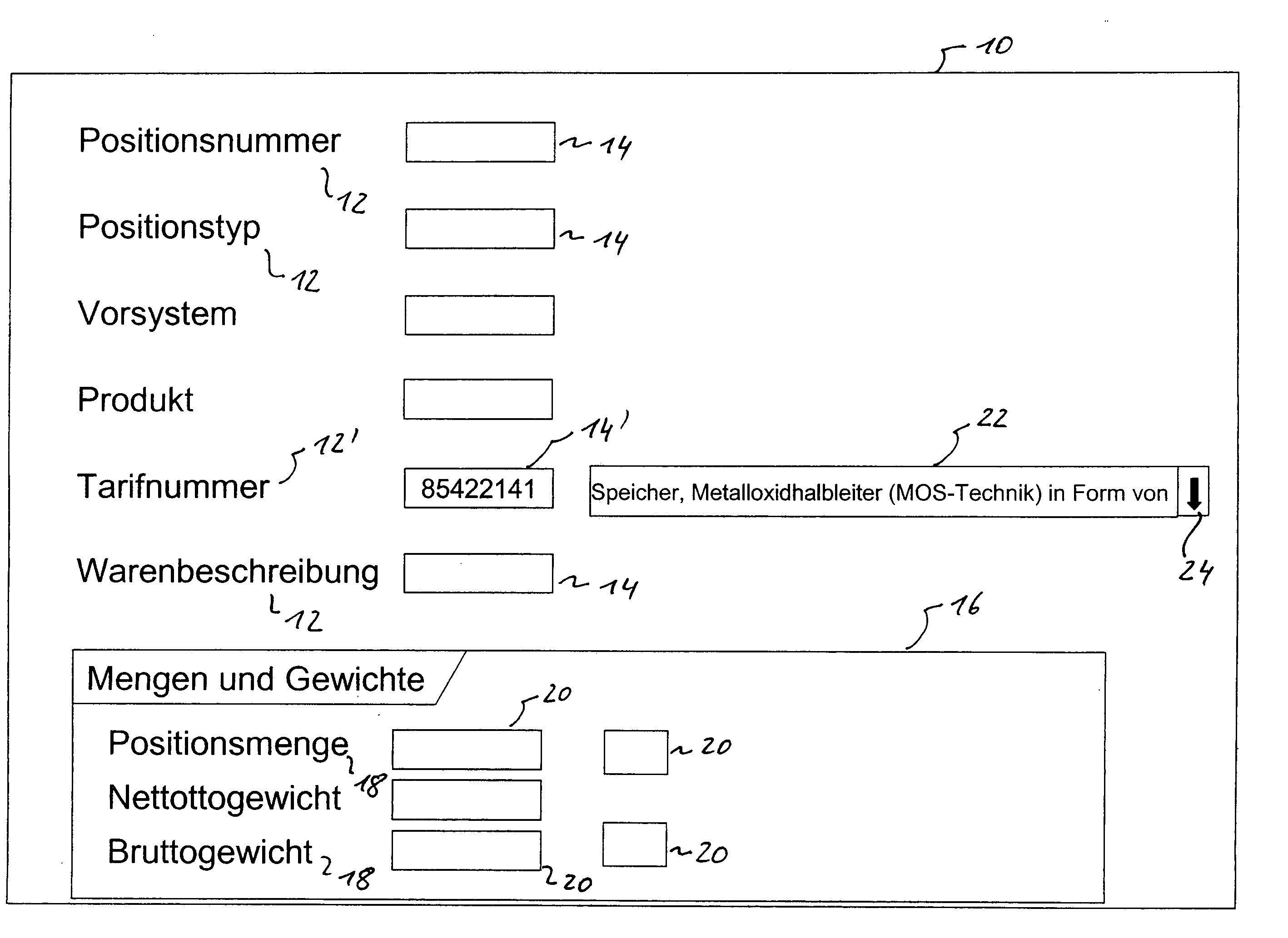 Methods and systems for outputting data on a graphical user interface of a computer system