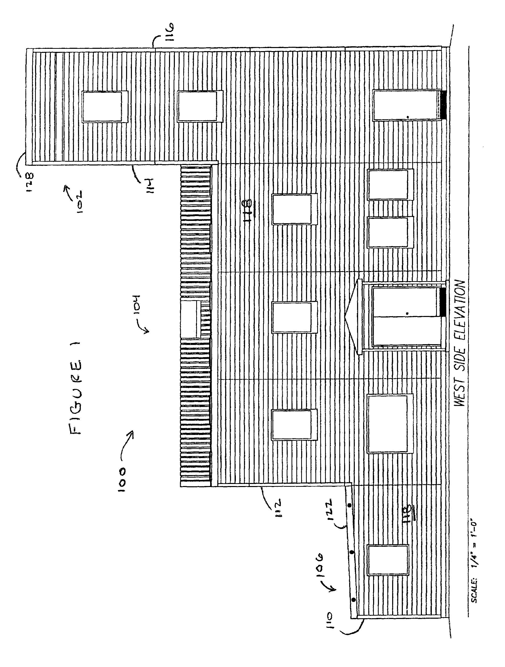 Firefighter training building having a reconfigurable floor plan