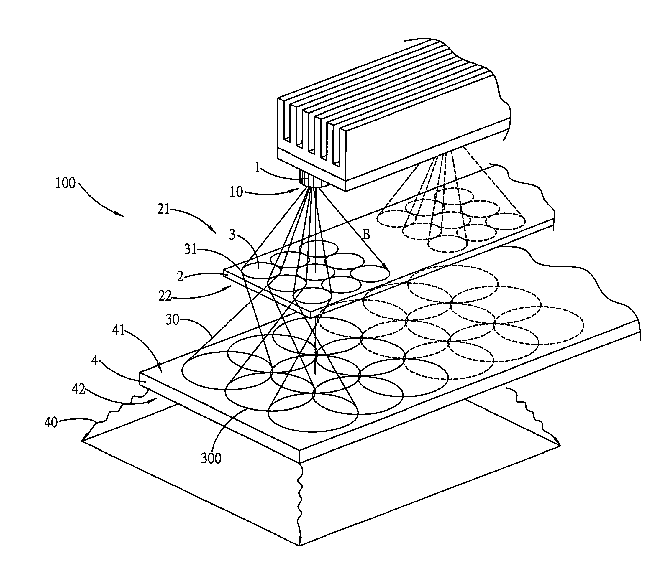 Illumination beam shaping system