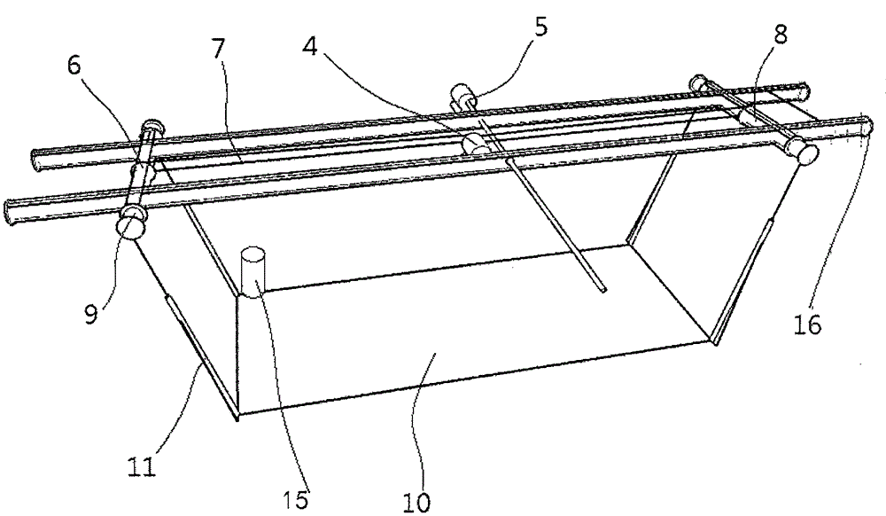 An underground three-dimensional garage with lifting and bidirectional lateral movement without avoidance