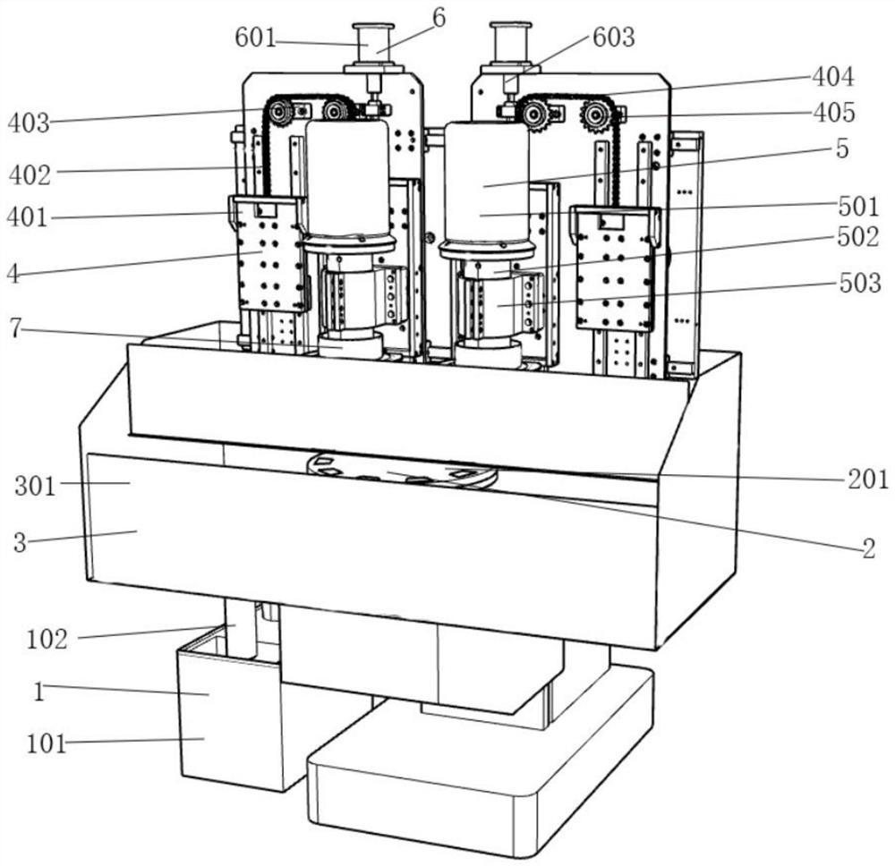 Plane grinding equipment and grinding process for stainless steel plate part