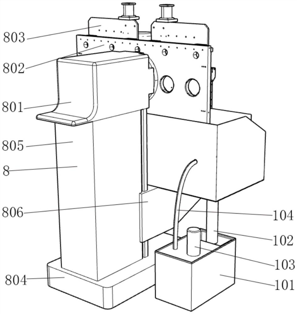 Plane grinding equipment and grinding process for stainless steel plate part