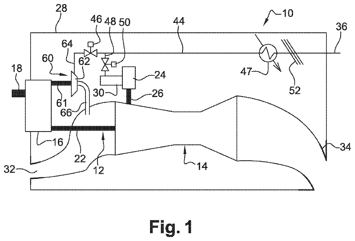 Supply of air to an air-conditioning circuit of an aircraft cabin