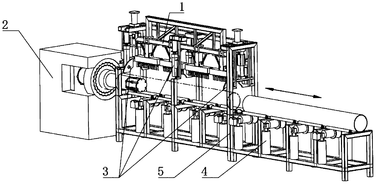 Drilling equipment for machining circumferential normal hole of pipe fitting