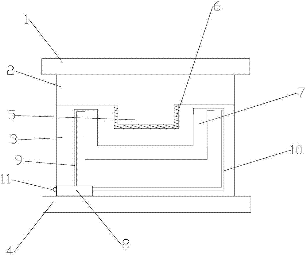 Injection mold with uniform and quick cooling capability