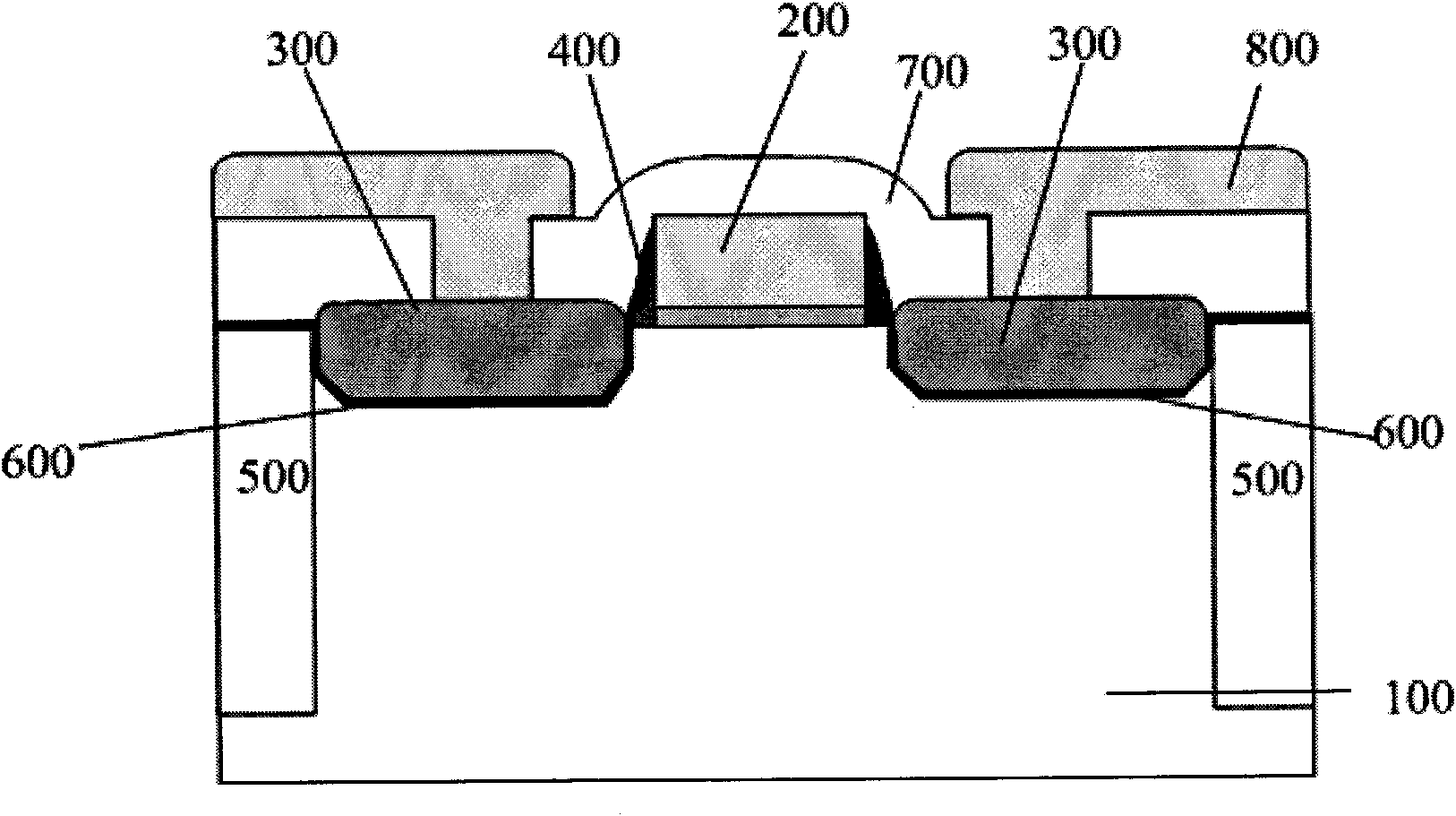 Low Schottky barrier semiconductor structure and formation method thereof