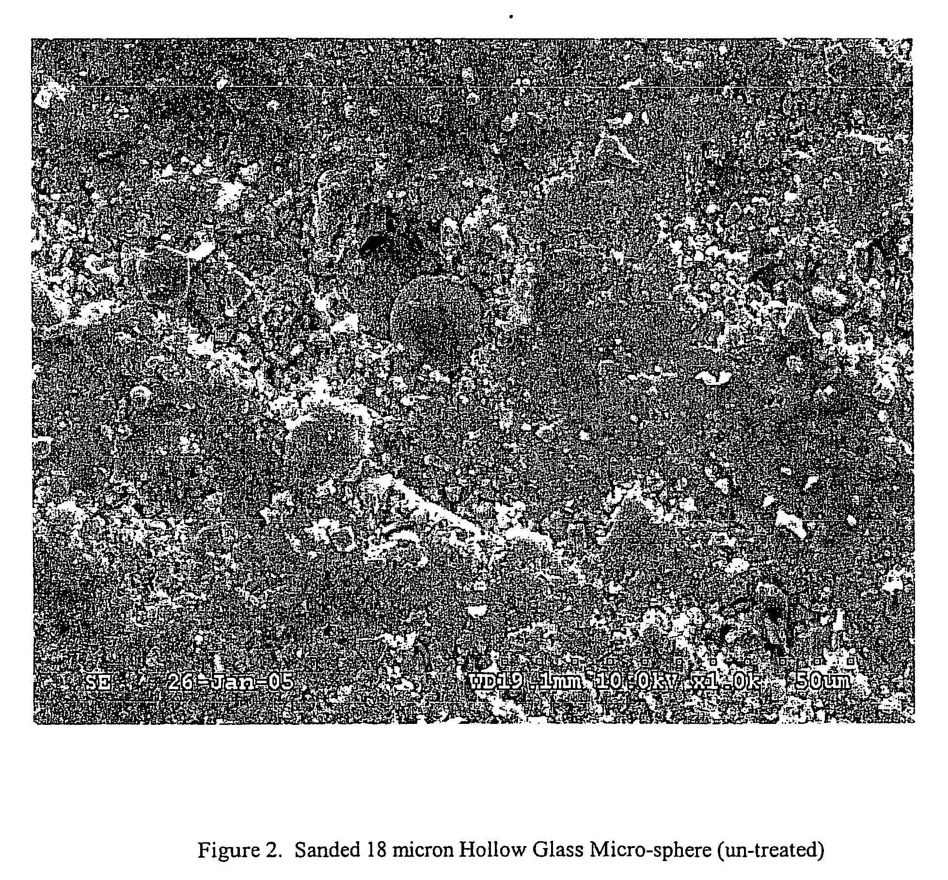 Low-density molding compound