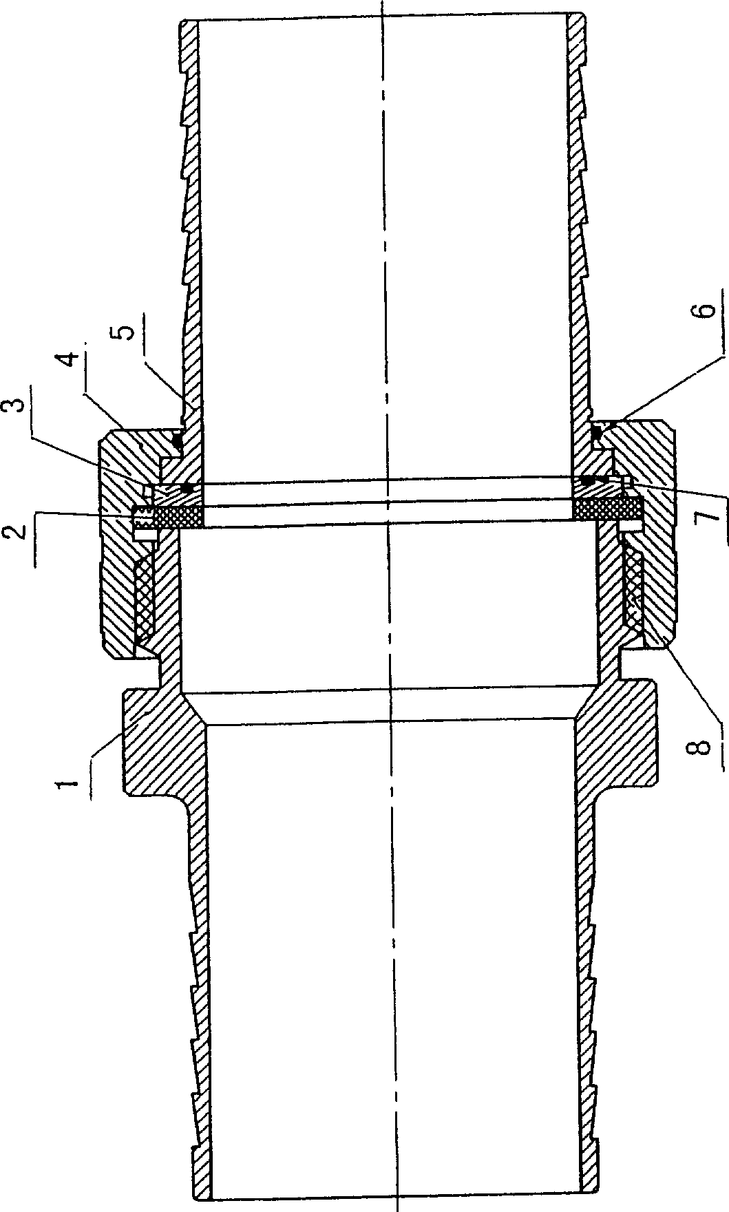 Connector for helically reinforced pipe