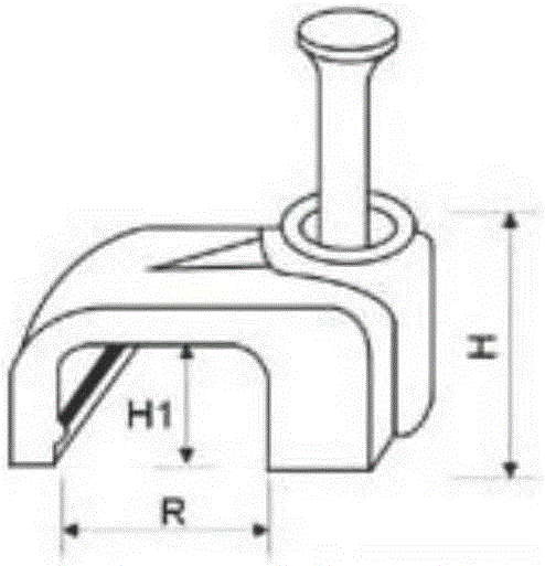 Cable binding seat for sectional bar