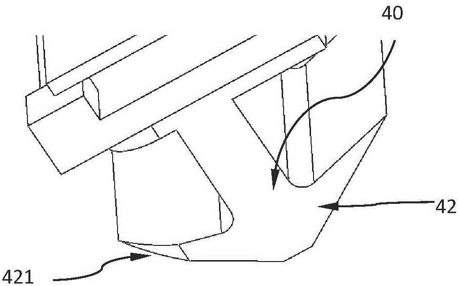 Cable binding seat for sectional bar