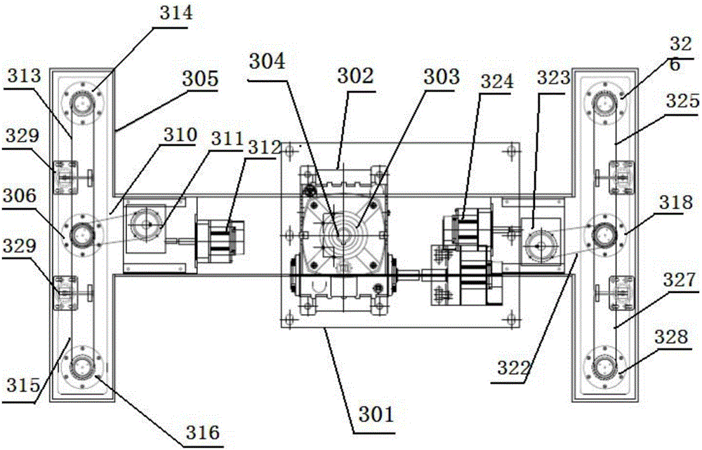 Automatic coating device for automobile brake disc