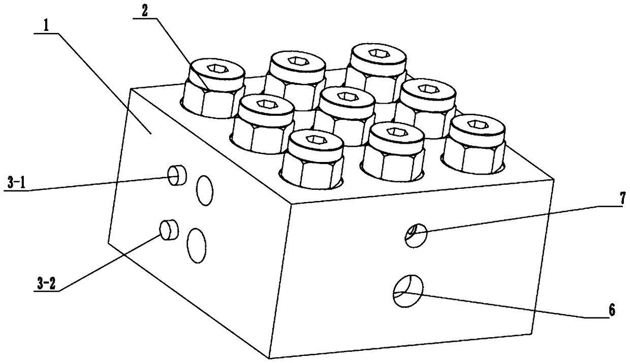 A digital valve unit and its combination and control method