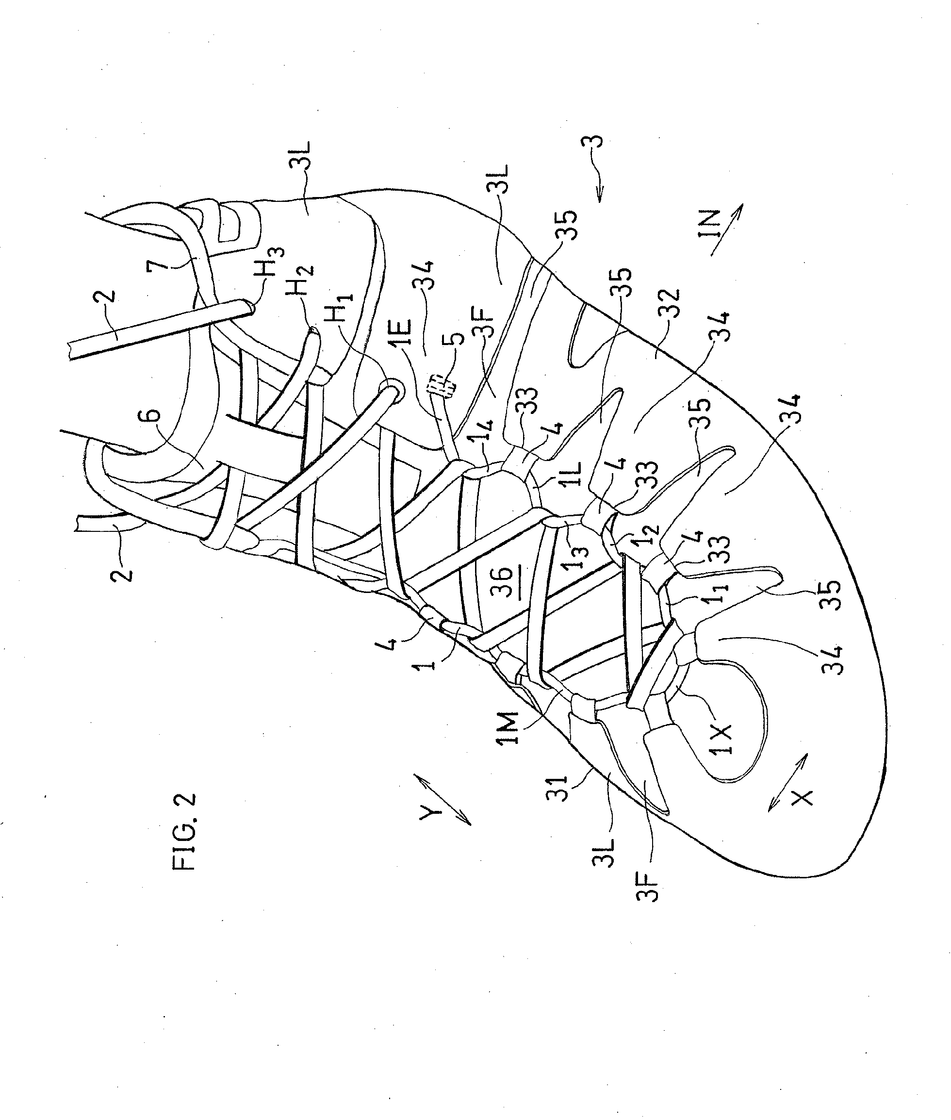 Lace Fitting Structure