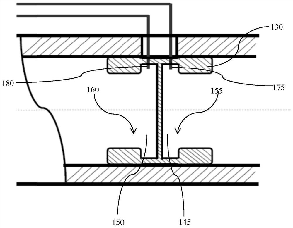 Current transmission device for motor, motor with current transmission device and vehicle