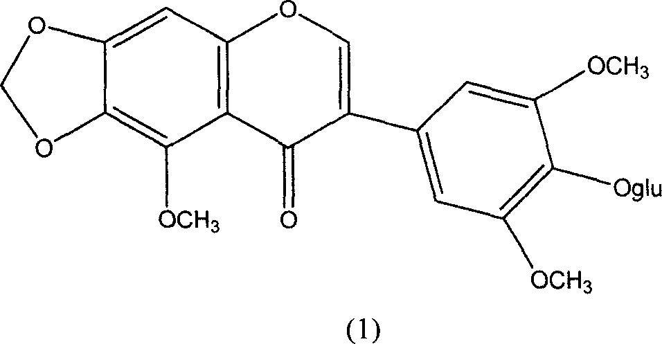 Blackberry lily isoflavone compound and its application in medical field