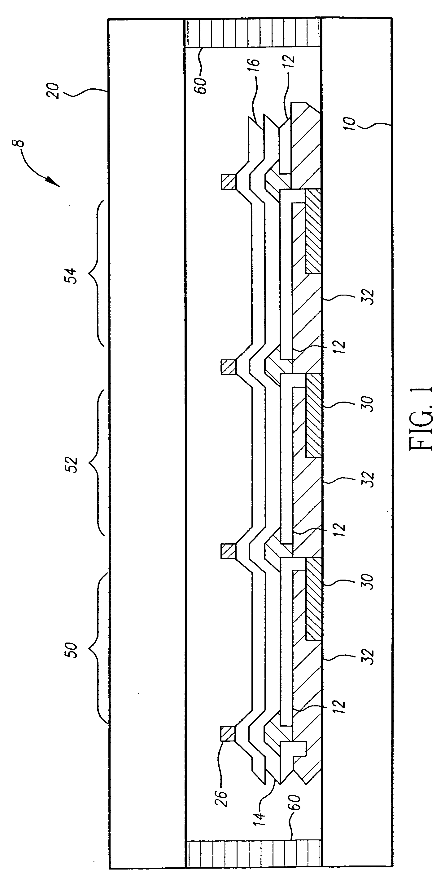 OLED with protective electrode