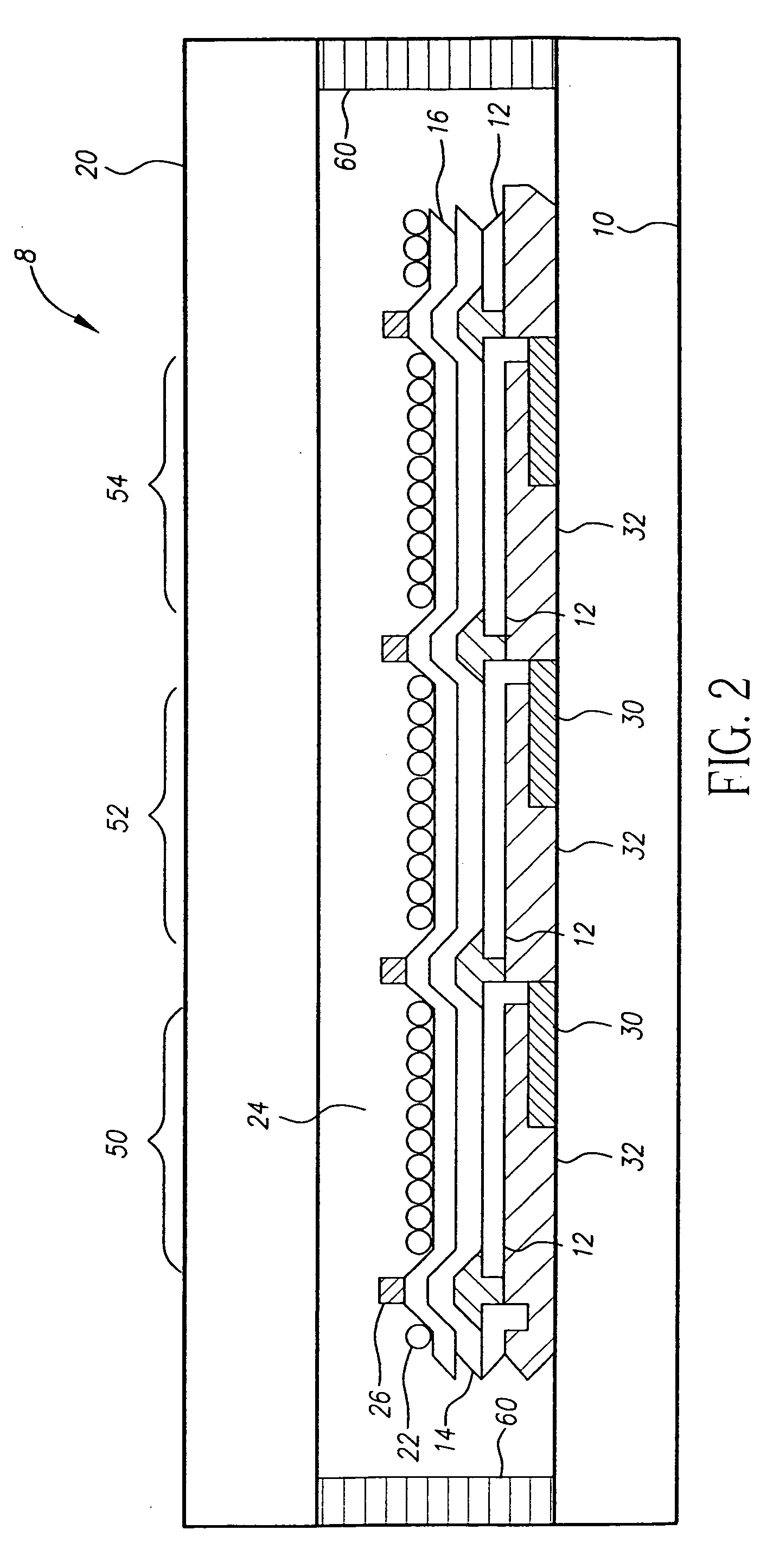 OLED with protective electrode