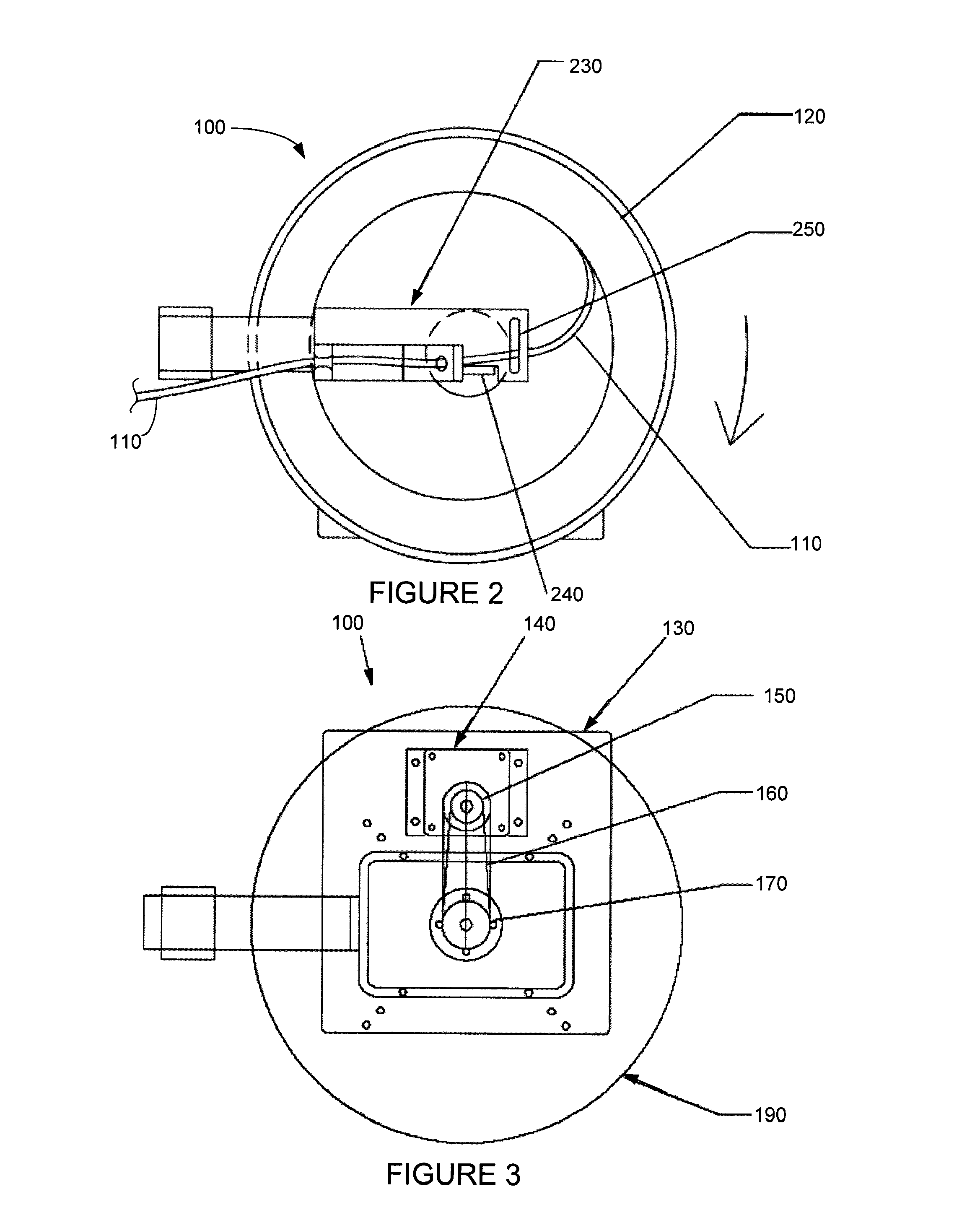 System and method for maintaining the location of a fiber doff inner-diameter-tow at the point of payout within a constant inertial reference frame