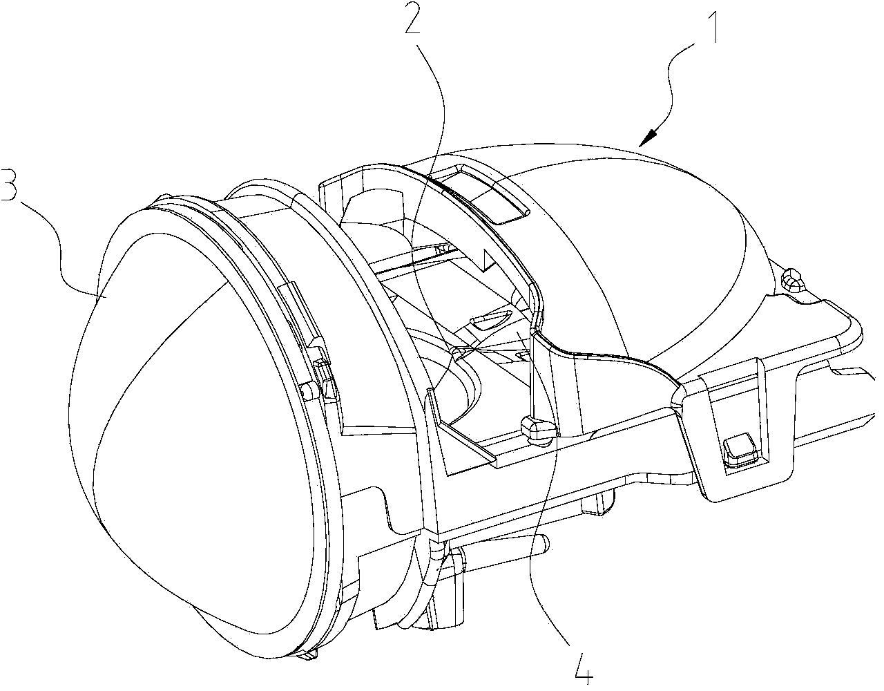 Automobile headlamp optical system