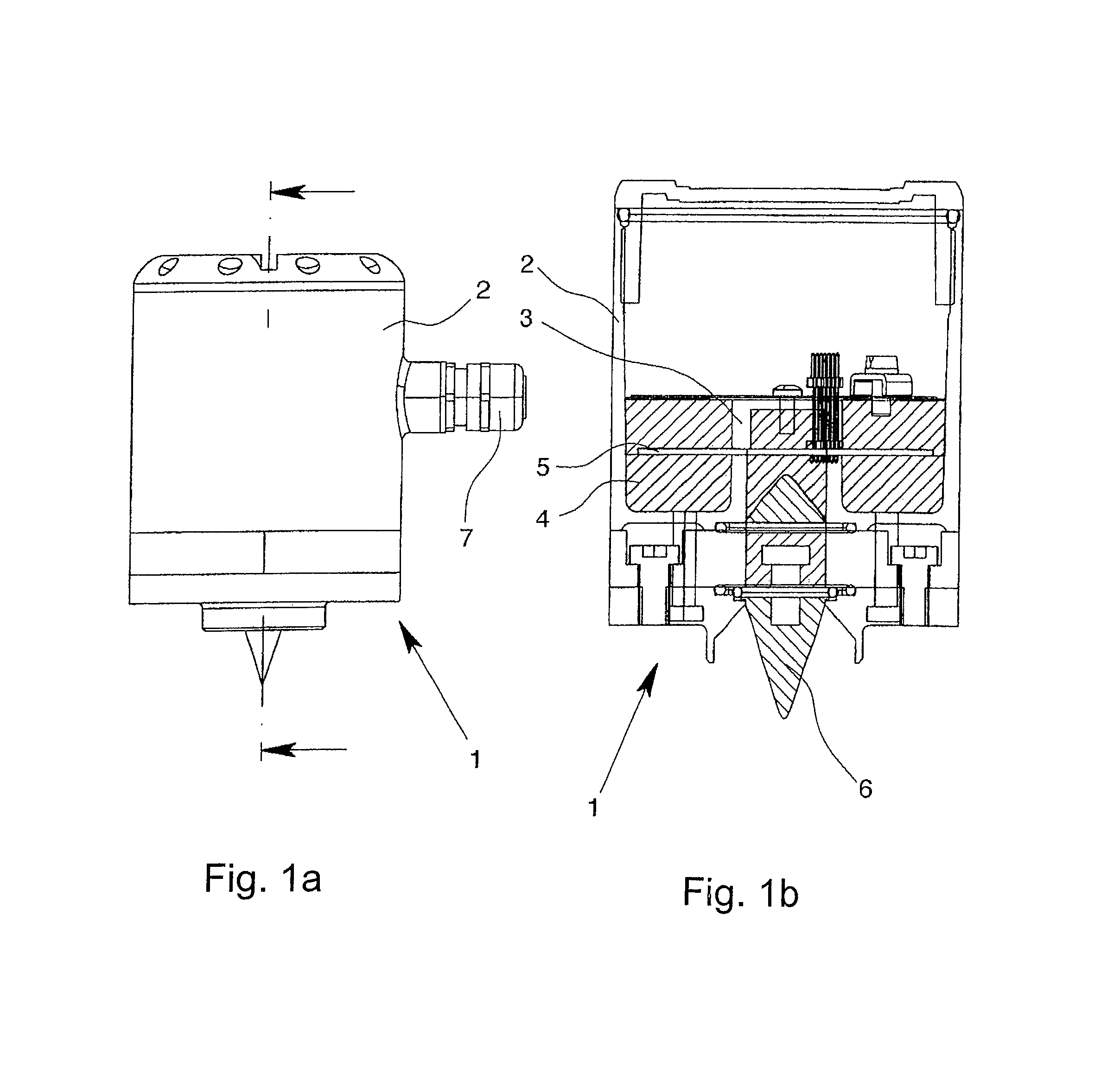 Microwave emitter and level measuring device