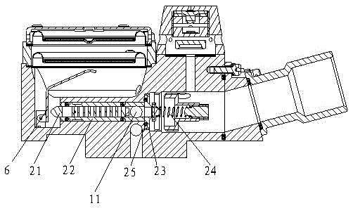 Automatic flow regulating device for airborne oxygen production equipment