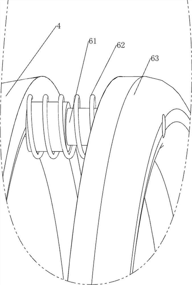 Breast postoperative massage auxiliary treatment equipment for breast surgery department