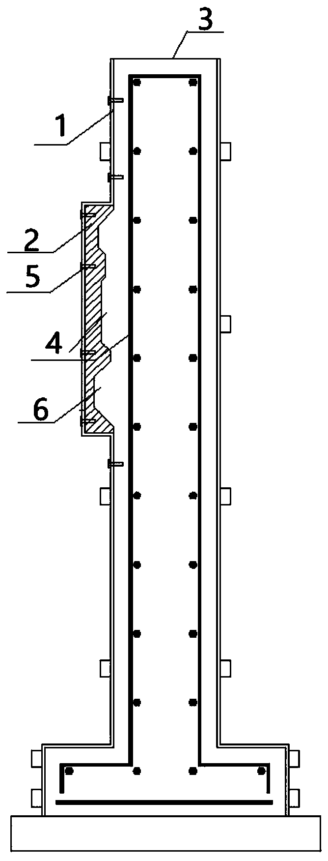 Manufacturing method of concrete relief wall