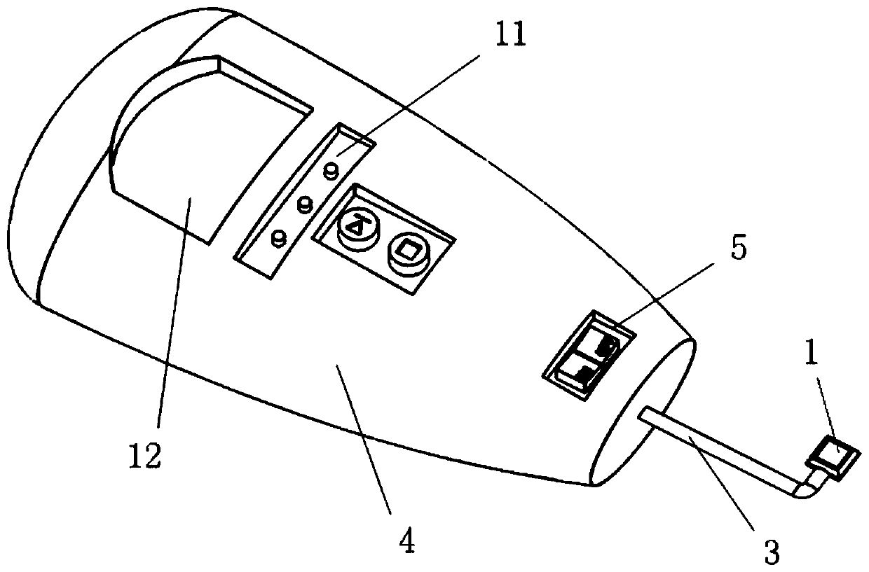 High-precision occlusal force measuring instrument based on single chip microcomputer control and method