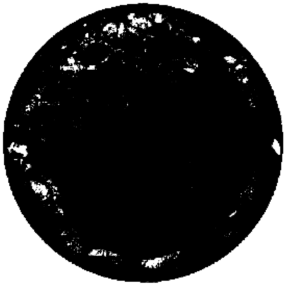 Method for detecting freezing-thawing damage to asphalt mixture based on microcosmic strain energy distribution