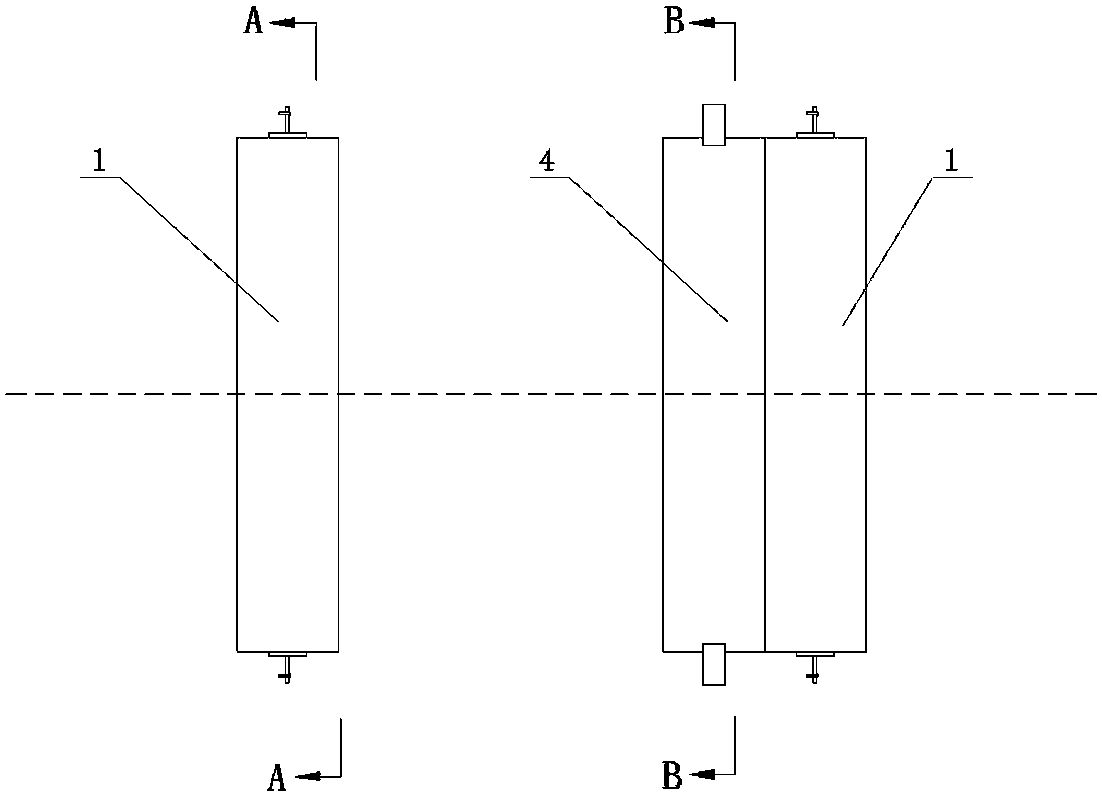 Linear control device for segment prefabricated assembled straight line bridge and using method