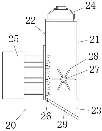 Scrap steel breaking and impurity removing machine