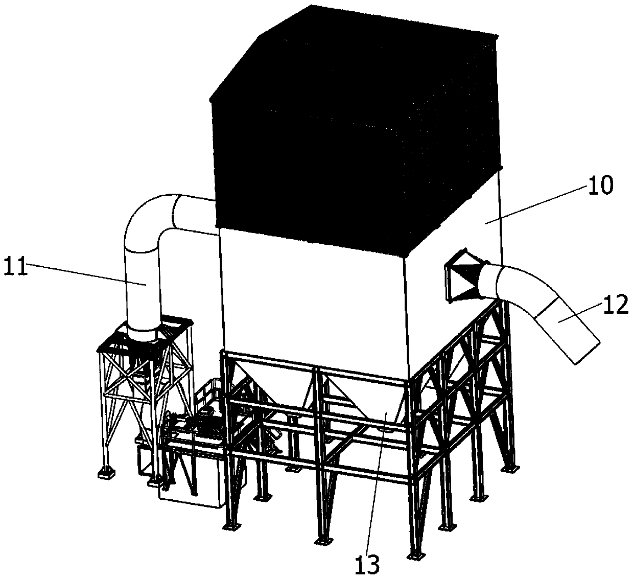 Novel dust removal device