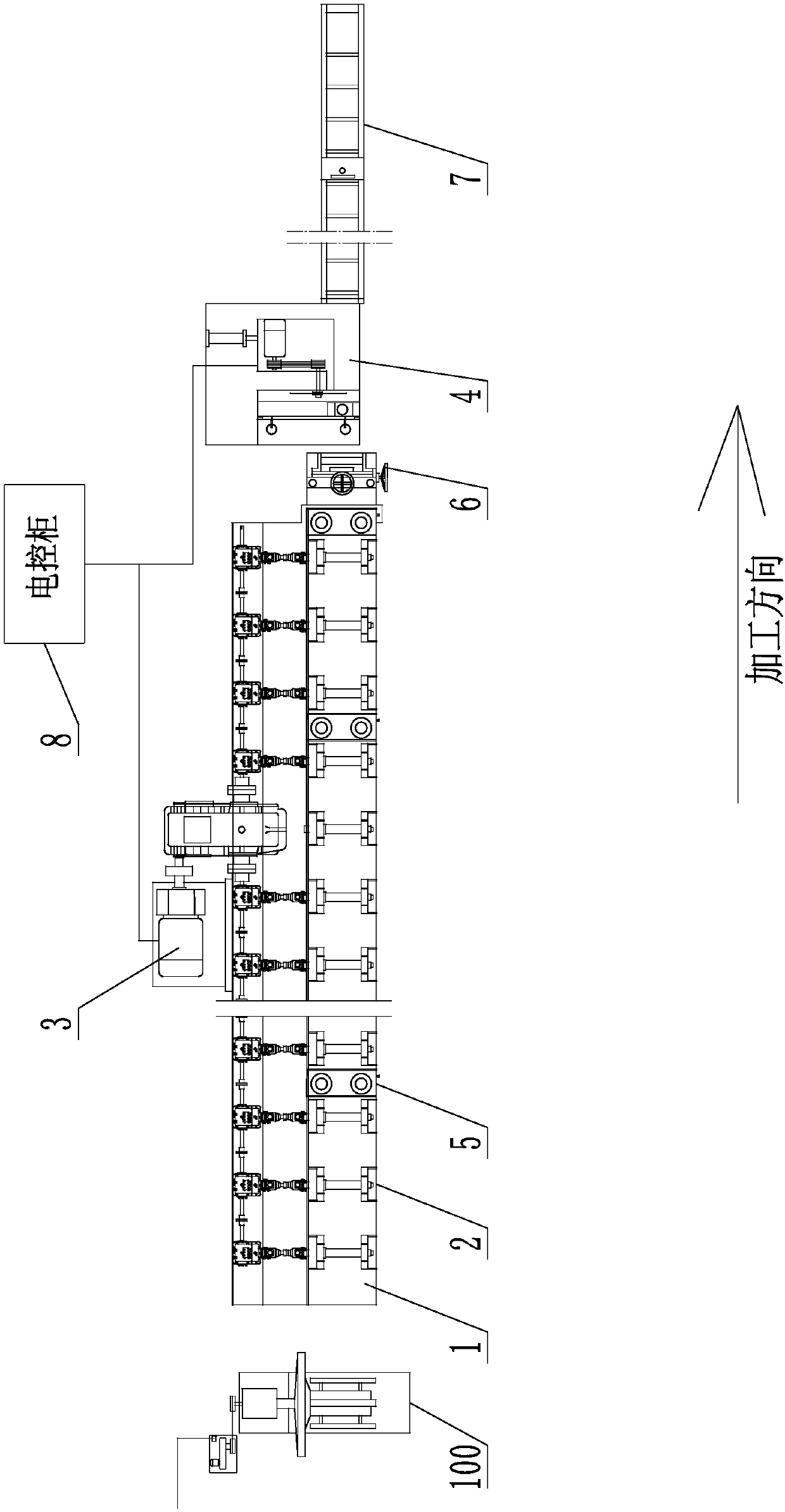 Cold roll forming machine