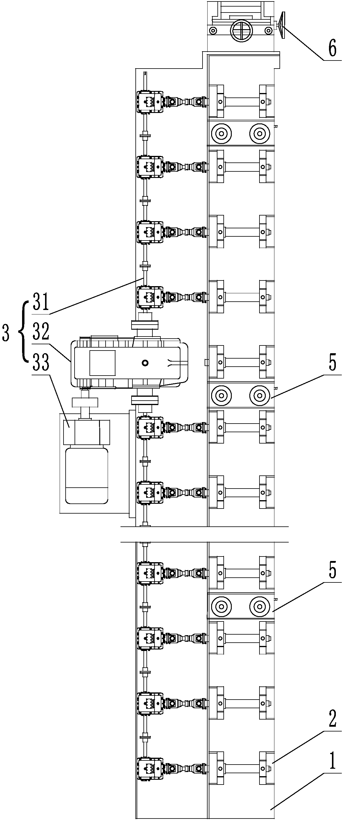 Cold roll forming machine