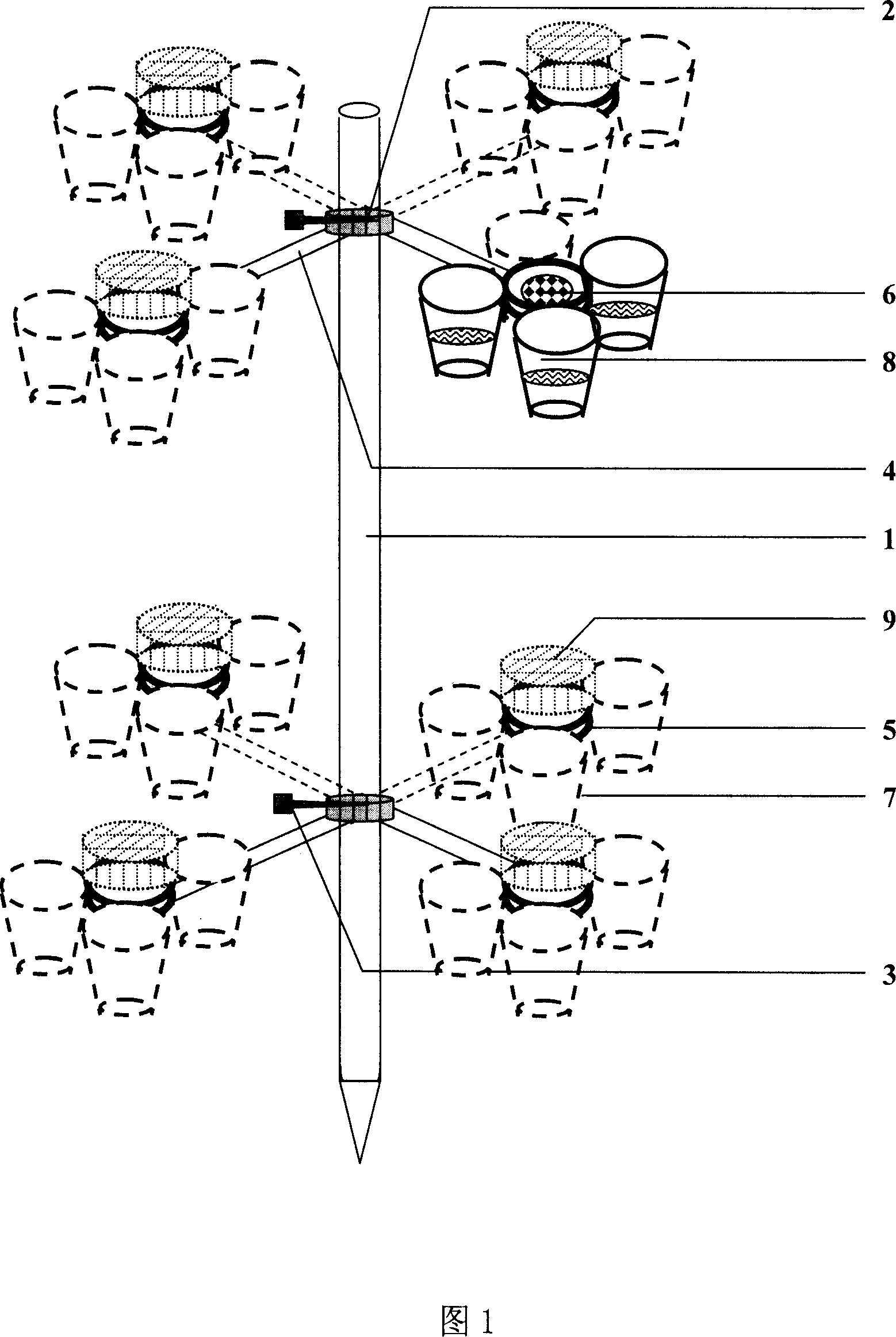 Trapping apparatus for evaluating prey ability of rice planthopper natural enemy and application method thereof