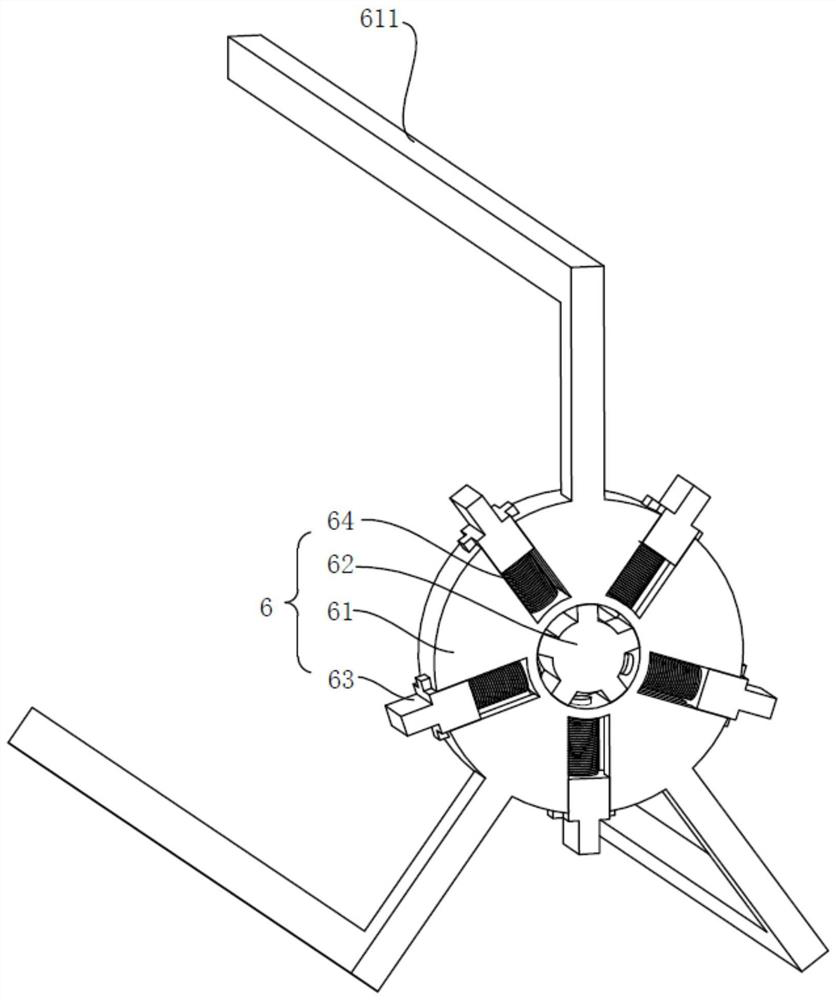 A quick disassembly device for scrapped automobile wheels