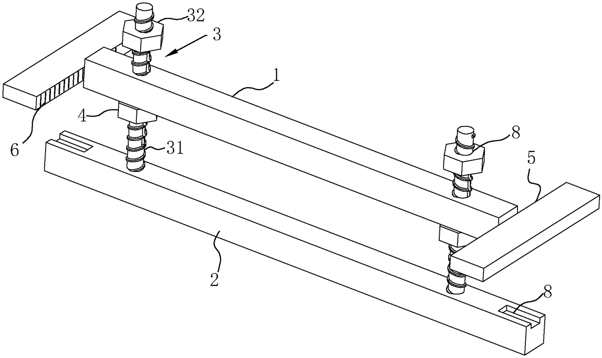 Adjustable steel girder support device and system