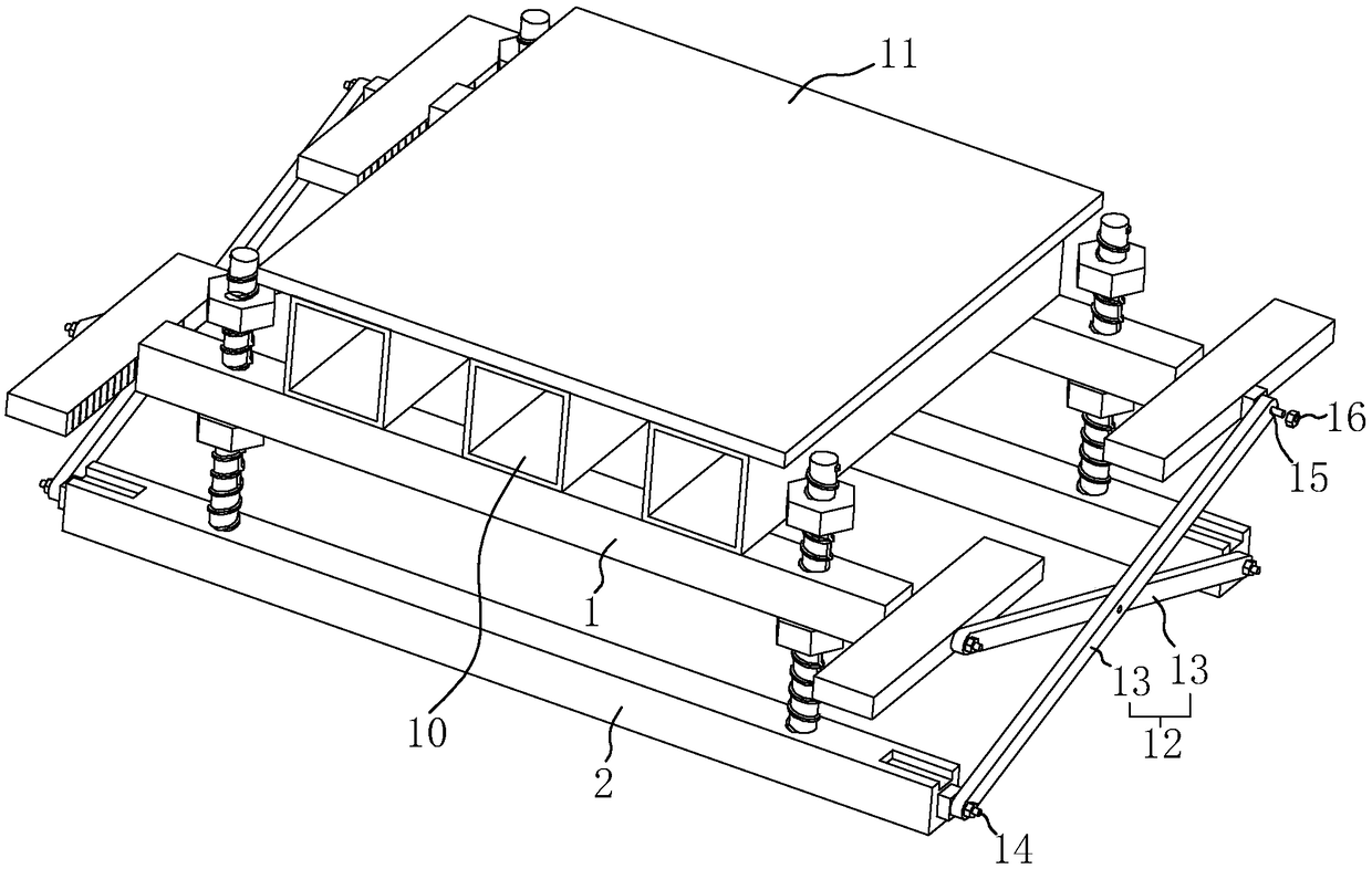 Adjustable steel girder support device and system