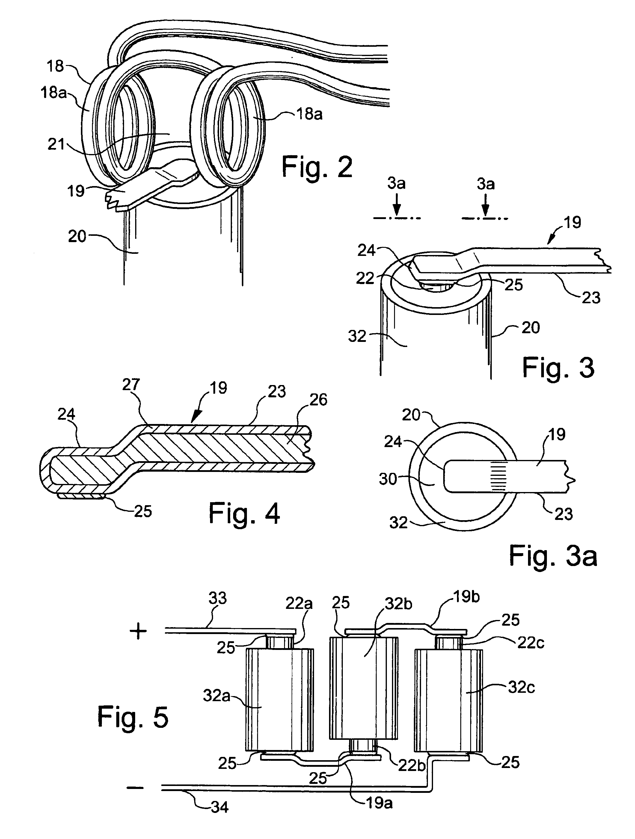 Apparatus and method for fabricating dry cells into batteries using R F induction heating