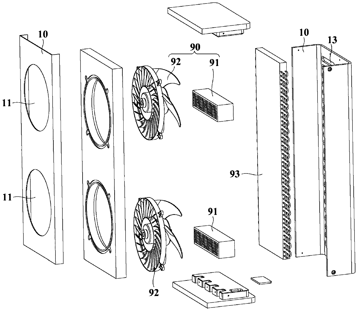 Floor type air conditioner indoor unit and control method thereof