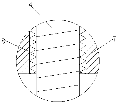 Quartz crystal shell spot welding structure