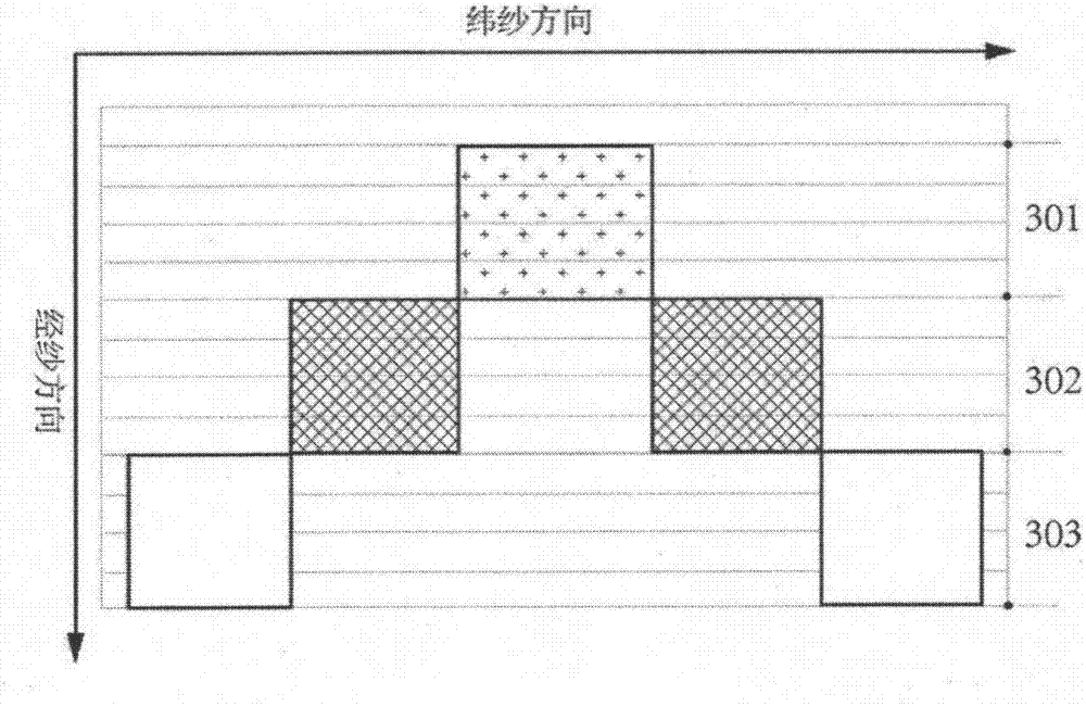 Locally reinforced tubular fabric covering film used for in-situ window opening and preparation method thereof