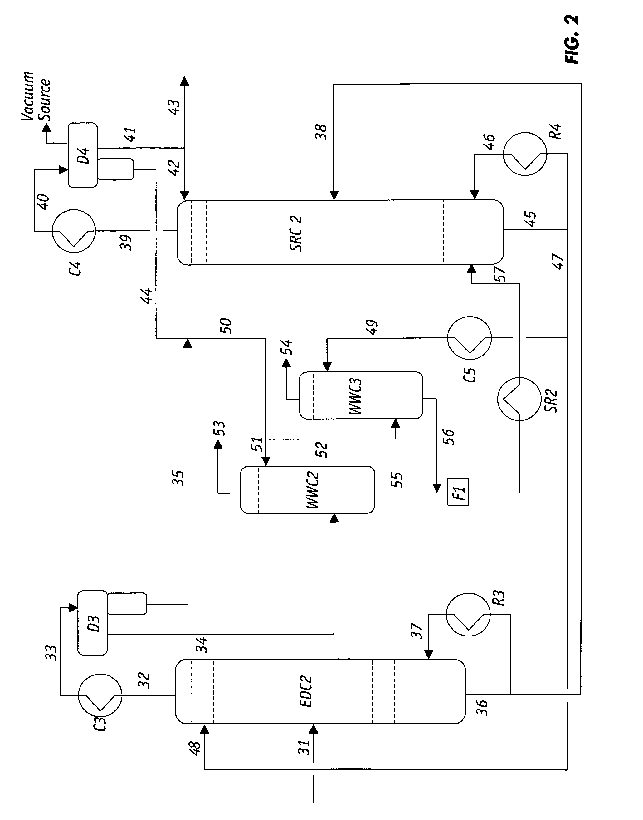 Extractive distillation processes using water-soluble extractive solvents